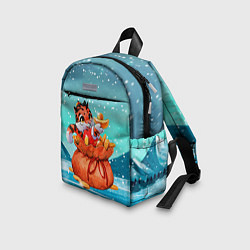 Детский рюкзак Тигренок с мешком денег, цвет: 3D-принт — фото 2