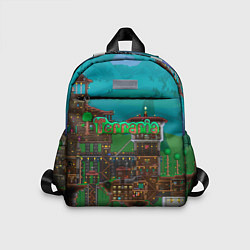 Детский рюкзак Дом в Террарии, цвет: 3D-принт