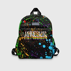 Детский рюкзак MANESKIN, ЦВЕТНЫЕ КРАСКИ, БРЫЗГИ, цвет: 3D-принт
