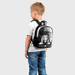 Детский рюкзак Бумажный дом ЧБ, цвет: 3D-принт — фото 2