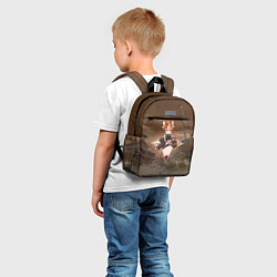 Детский рюкзак Горо в примогеме, Genshin Impact Геншин импакт, цвет: 3D-принт — фото 2