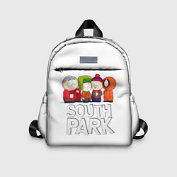 Детский рюкзак South Park - Южный парк Кенни, Кайл, Стэн и Эрик, цвет: 3D-принт