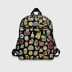 Детский рюкзак Россия и СССР паттерн, цвет: 3D-принт
