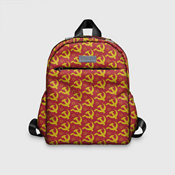 Детский рюкзак Серп и Молот Коммунизм, цвет: 3D-принт