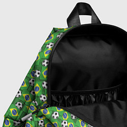 Детский рюкзак Бразилия футбол, цвет: 3D-принт — фото 2