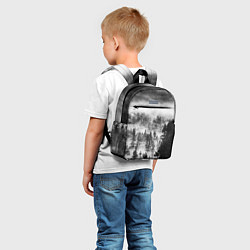 Детский рюкзак ТУМАННЫЙ ЛЕС - ТЕМНЫЙ ЛЕС, цвет: 3D-принт — фото 2