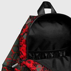 Детский рюкзак Umbrella Corporation соты, цвет: 3D-принт — фото 2