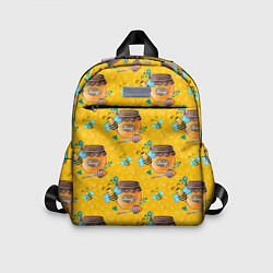 Детский рюкзак Мед и пчелы, цвет: 3D-принт