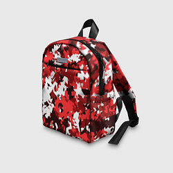 Детский рюкзак Красно-белый камуфляж, цвет: 3D-принт — фото 2