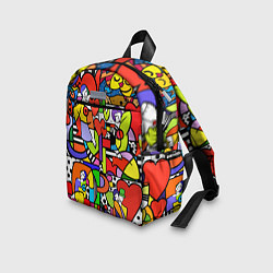 Детский рюкзак Romero Britto - love collage, цвет: 3D-принт — фото 2