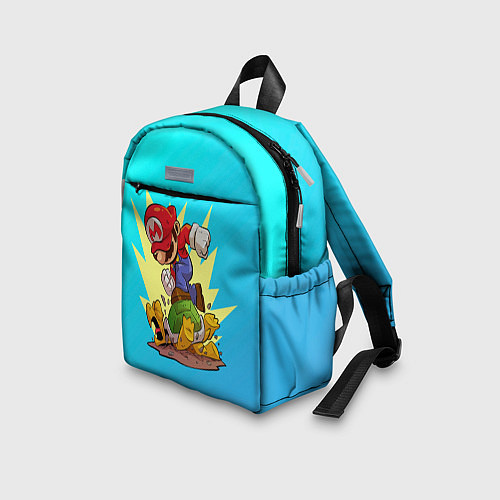 Детский рюкзак Марио за работой / 3D-принт – фото 3