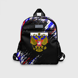Детский рюкзак Russia Флаг с Гербом, цвет: 3D-принт