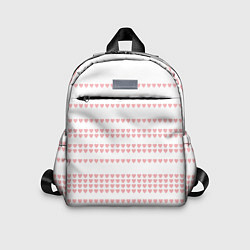 Детский рюкзак Фон с сердечками, цвет: 3D-принт