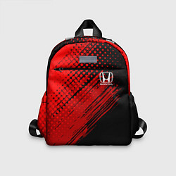 Детский рюкзак Honda - Red texture, цвет: 3D-принт
