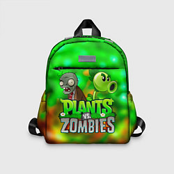 Детский рюкзак Plants vs Zombies горохострел и зомби