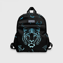Детский рюкзак Год Голубого Тигра Узор, цвет: 3D-принт