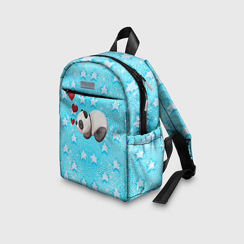 Детский рюкзак Сонная милая панда / 3D-принт – фото 3