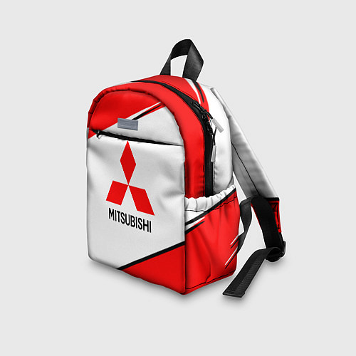 Детский рюкзак Mitsubishi Logo Geometry / 3D-принт – фото 3