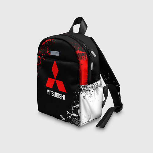 Детский рюкзак Mitsubishi брызги красок / 3D-принт – фото 3