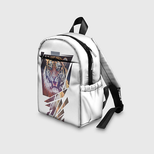 Детский рюкзак Тигр Арт / 3D-принт – фото 3