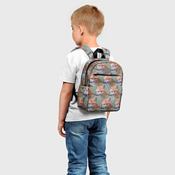 Детский рюкзак Лисица паттерн, цвет: 3D-принт — фото 2