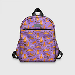 Детский рюкзак Кошачья Йога, цвет: 3D-принт