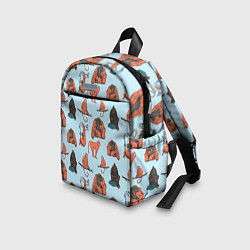 Детский рюкзак Обезьянки паттерн, цвет: 3D-принт — фото 2