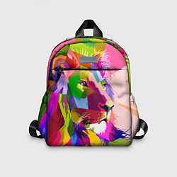 Детский рюкзак Lion abstraction, цвет: 3D-принт