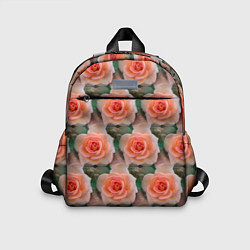 Детский рюкзак Нежные розы паттерн, цвет: 3D-принт
