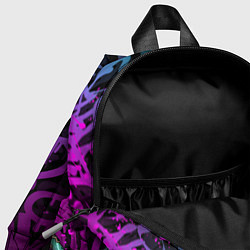Детский рюкзак ГЕРОИНИ GENSHIN IMPACT NEON GRAFFITI, цвет: 3D-принт — фото 2