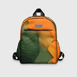 Детский рюкзак Зеленые дюны, цвет: 3D-принт