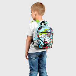 Детский рюкзак Побег От Боссов Магман Cuphead, цвет: 3D-принт — фото 2