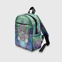 Детский рюкзак Маленький серый волк, цвет: 3D-принт — фото 2
