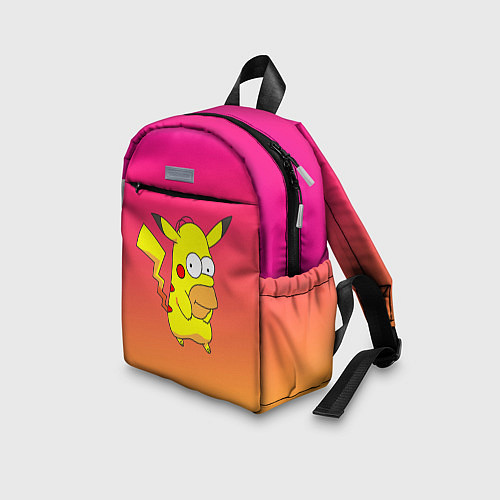 Детский рюкзак Гомер Симпсон Пикачу / 3D-принт – фото 3