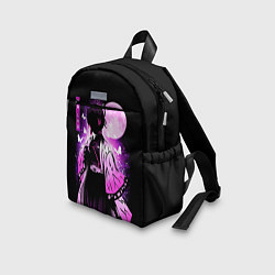 Детский рюкзак Шинобу Кочо силуэт Клинок рассекающего демона, цвет: 3D-принт — фото 2