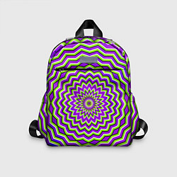 Детский рюкзак Оптическая Иллюзия Движение Цветка, цвет: 3D-принт