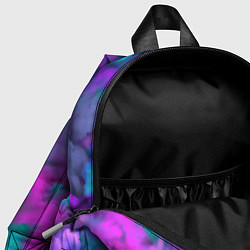 Детский рюкзак Неоновые тучи, цвет: 3D-принт — фото 2