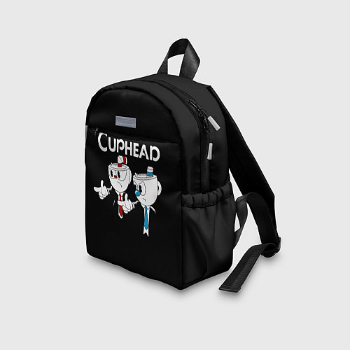 Детский рюкзак Cuphead грозные ребята из Криминального чтива / 3D-принт – фото 3