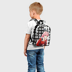 Детский рюкзак Ноль два Любимый во франксе Zero Two, цвет: 3D-принт — фото 2