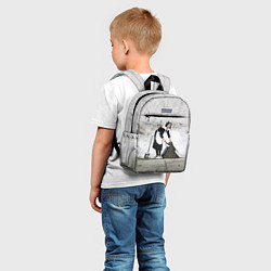 Детский рюкзак Banksy - Бэнкси уборщица, цвет: 3D-принт — фото 2