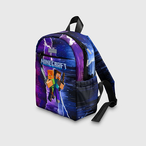 Детский рюкзак Minecraft Neon / 3D-принт – фото 3