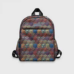 Детский рюкзак Разноцветные Кубические Узоры, цвет: 3D-принт