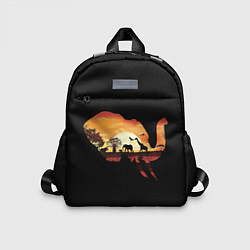 Детский рюкзак Душа природы - слон, цвет: 3D-принт