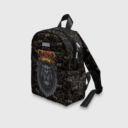 Детский рюкзак Король лев Black / 3D-принт – фото 3