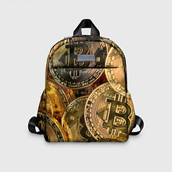 Детский рюкзак Биткойны, цвет: 3D-принт