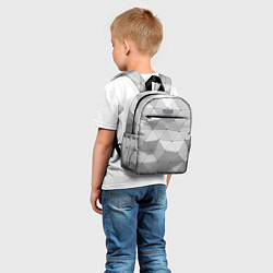 Детский рюкзак Объемные Треугольники 3d, цвет: 3D-принт — фото 2
