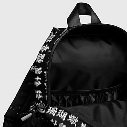 Детский рюкзак WALHALLA TEAM BLACK WHITE ЛОГО ТОКИЙСКИЕ МСТИТЕЛИ, цвет: 3D-принт — фото 2