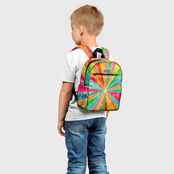 Детский рюкзак Геометрический паттерн Retro, цвет: 3D-принт — фото 2