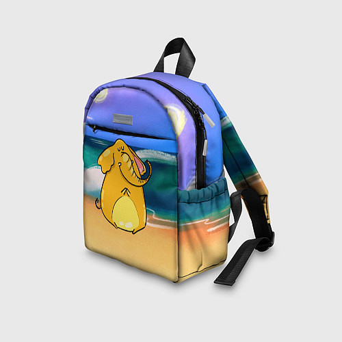Детский рюкзак Желтый слон / 3D-принт – фото 3