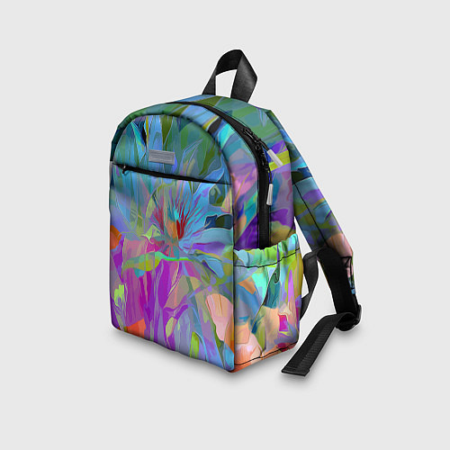 Детский рюкзак Abstract color pattern Summer 2022 / 3D-принт – фото 3